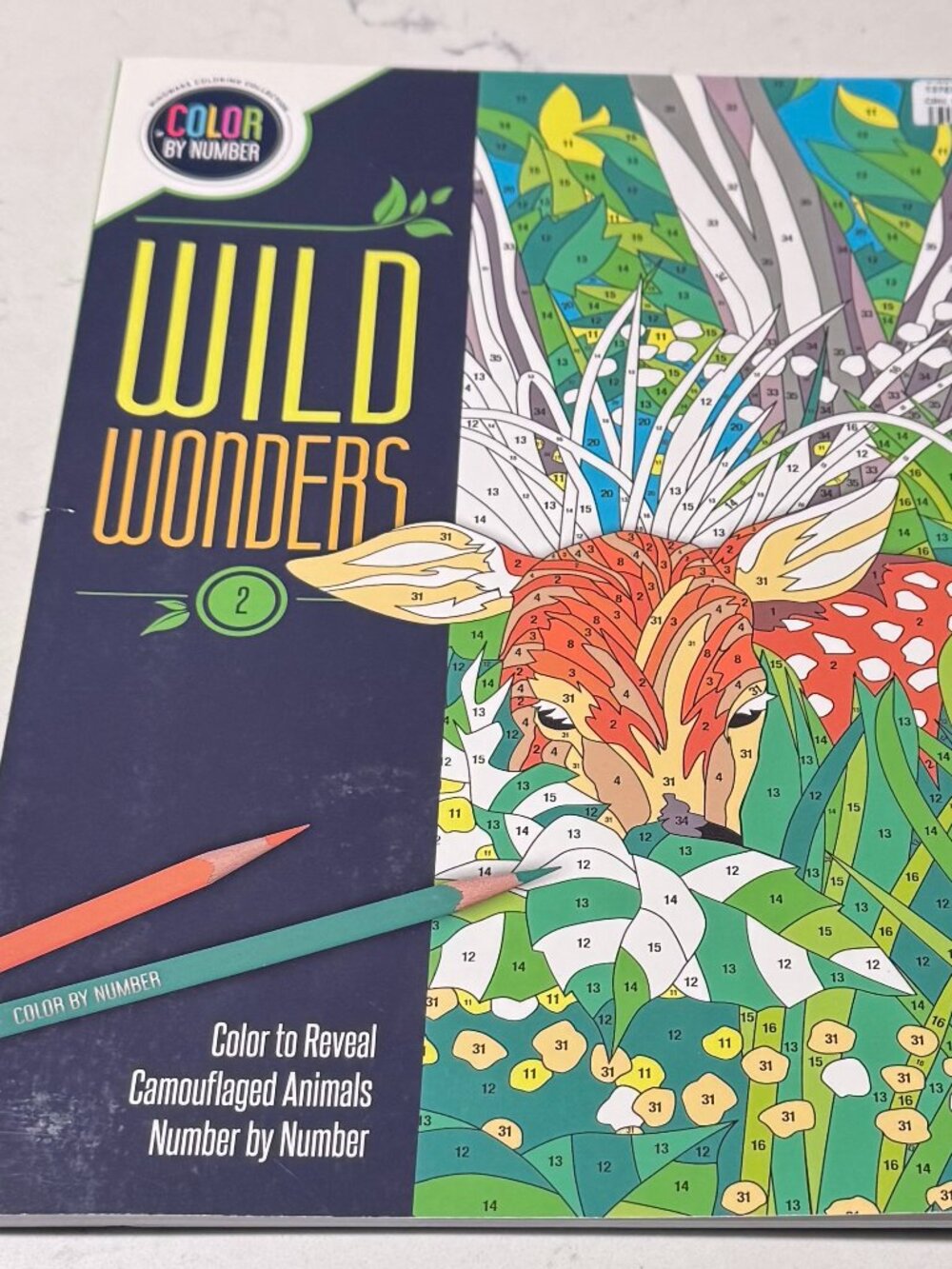 MindWare Wild Wonders 2 – Color by Number Activity Book